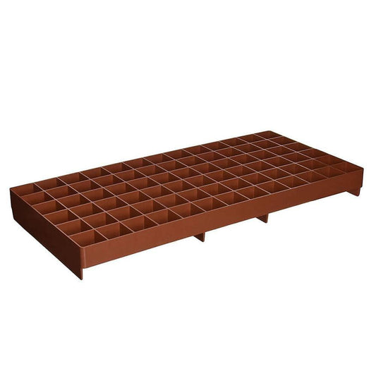 Hydrofarm RW205002 Grodon Double-Sided Terracotta Gro-Smart Tray with 78ells