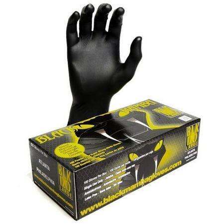 Size X-Large Black Mamba Nitrile Gloves