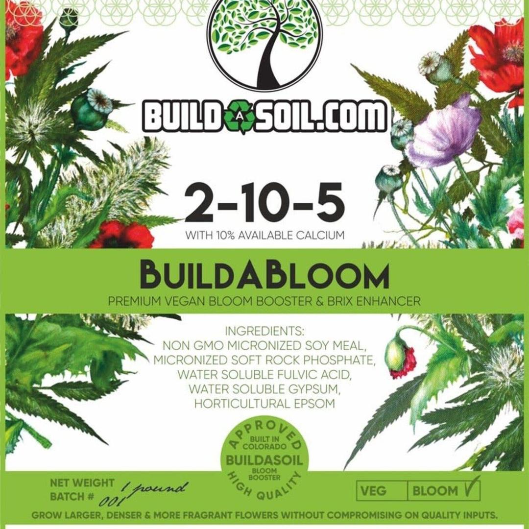 BuildASoil Build a bloom Vegan Bloom Booster Bag